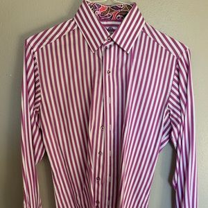 Pinstripe Robert Graham Button Up.